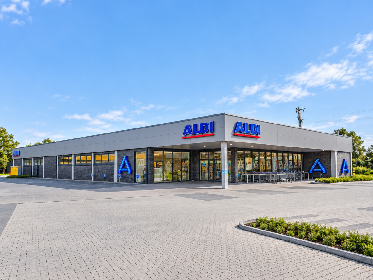 Neubau eines Supermarktes